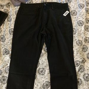 NWT Black Old Navy Chino pant size 38x30